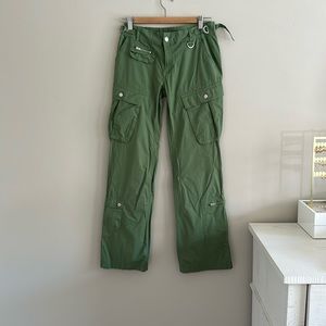 Green Low rise jeans